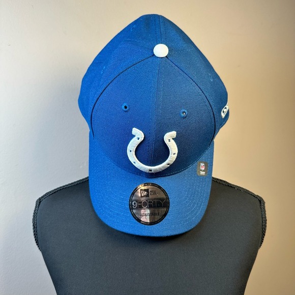 Indianapolis Colts NFL New Era 9FORTY Adjustable Hat Cap Adult - Picture 1 of 4